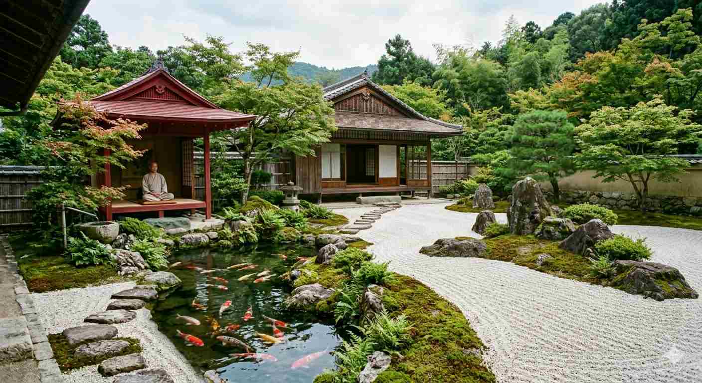 Phong cách Zen Garden Vườn Thiền
