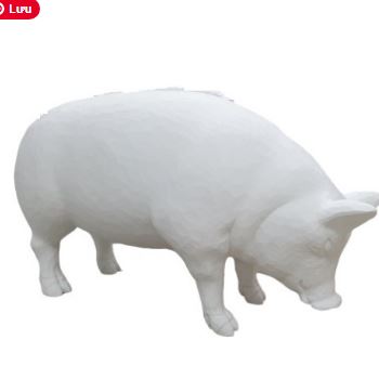 mô hình tượng con lợn bằng xốp