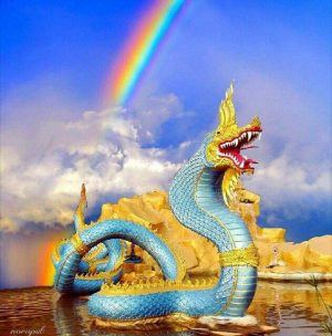 mô hình tượng xốp con rắn linh vật trang trí