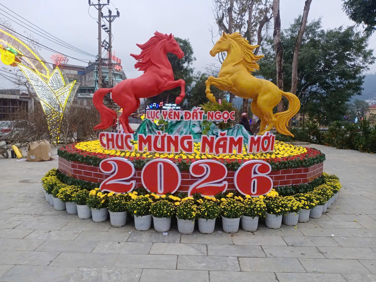 thi công đôi ngựa tại thành phố yên bái