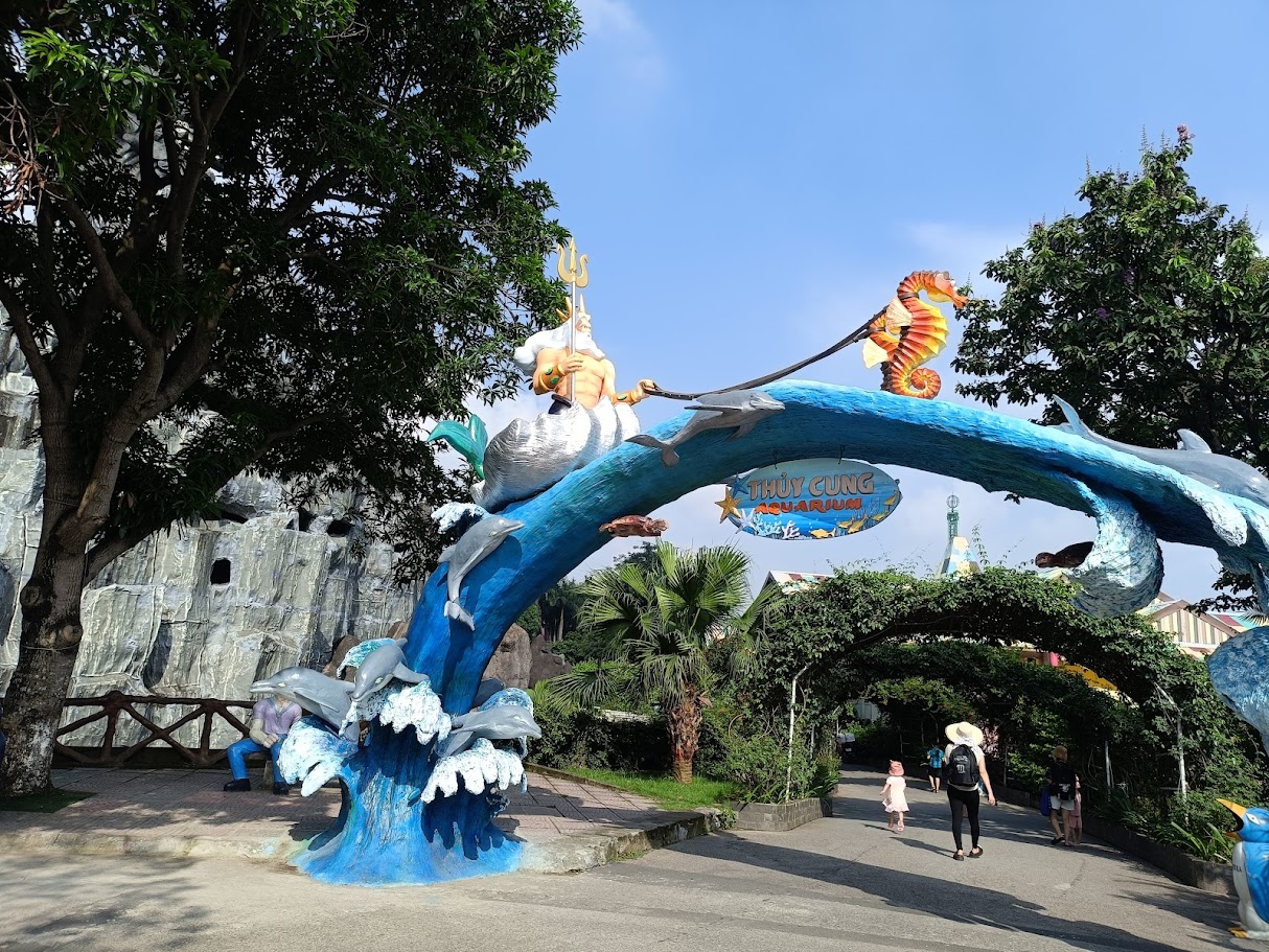 Thi công mô hình xốp 3d cổng chào tại thiên đường bảo sơn