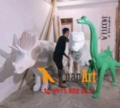 điêu khắc Mô hình xốp Khủng Long Bạo Chúa