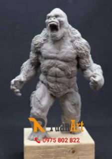 mô hình King Kong bằng xốp uy dũng