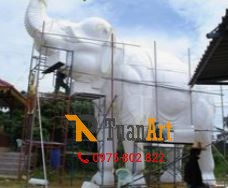 Mô Hình Con Voi Bằng Xốp khổng lồ