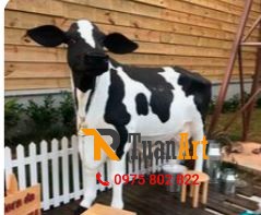 mô hình xốp con Bò Sữa