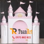 mô hình ngôi nhà tuyết bằng xốp