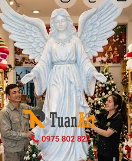 mô hình xốp Thiên thần tuyết